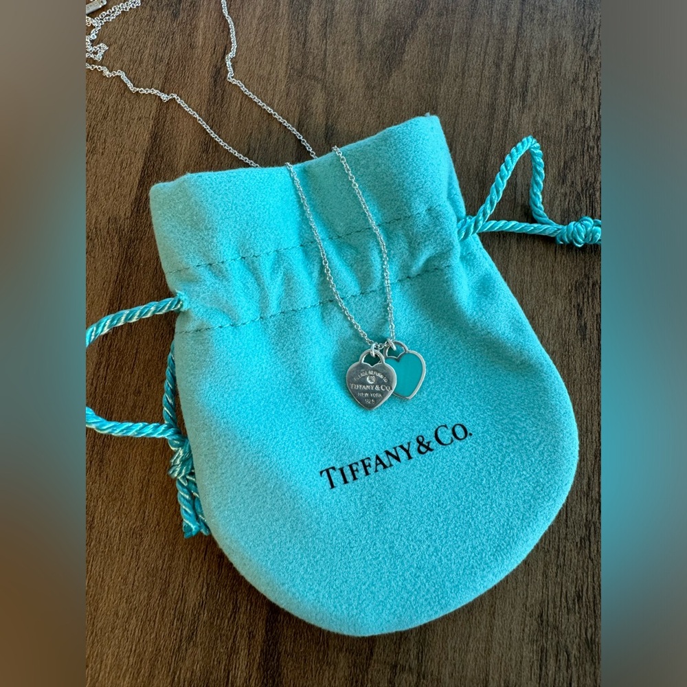 Tiffany & Co heart pendant necklace